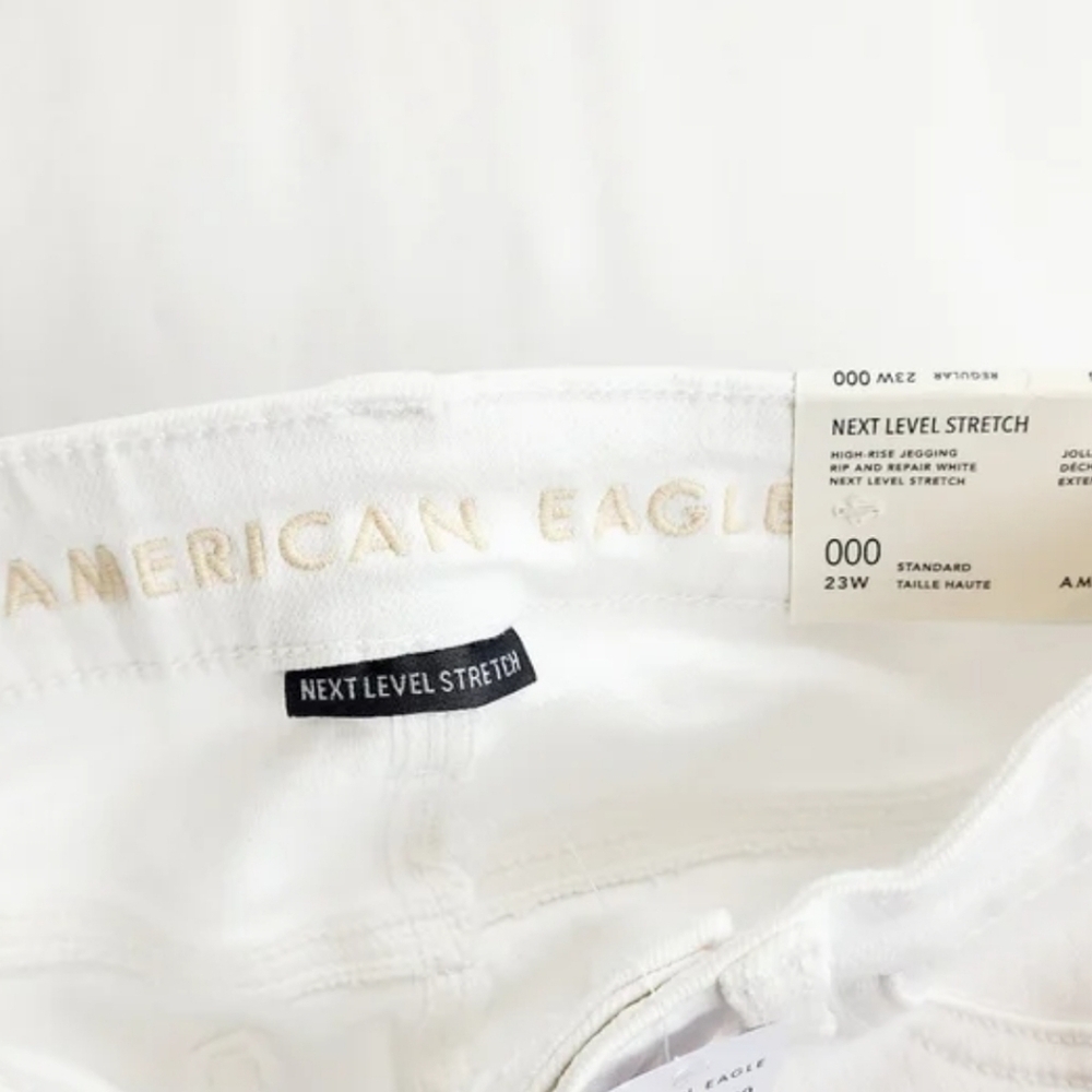 American Eagle Next Level Stretch Distressed Hi Rise Jegging - Picture 7 of 11